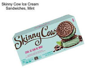 Skinny Cow Ice Cream Sandwiches, Mint