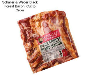 Schaller & Weber Black Forest Bacon, Cut to Order