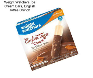 Weight Watchers Ice Cream Bars, English Toffee Crunch