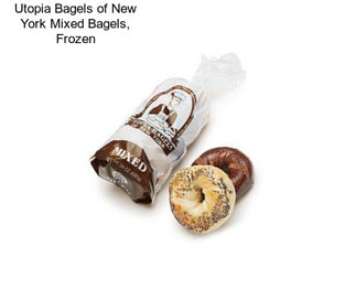 Utopia Bagels of New York Mixed Bagels, Frozen