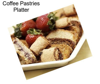 Coffee Pastries Platter