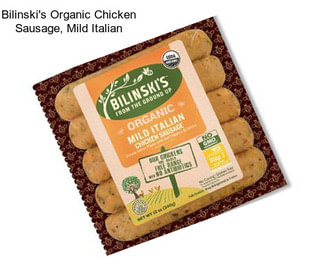 Bilinski\'s Organic Chicken Sausage, Mild Italian