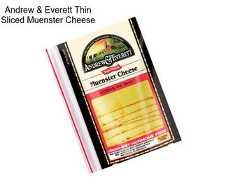 Andrew & Everett Thin Sliced Muenster Cheese