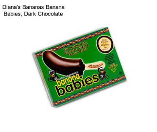 Diana\'s Bananas Banana Babies, Dark Chocolate