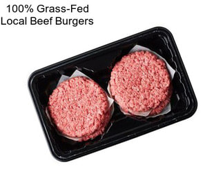 100% Grass-Fed Local Beef Burgers