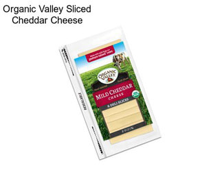 Organic Valley Sliced Cheddar Cheese