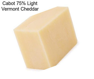 Cabot 75% Light Vermont Cheddar