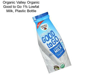 Organic Valley Organic Good to Go 1% Lowfat Milk, Plastic Bottle