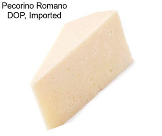 Pecorino Romano DOP, Imported