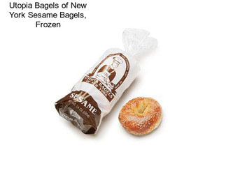 Utopia Bagels of New York Sesame Bagels, Frozen