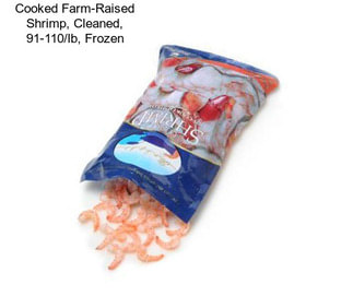 Cooked Farm-Raised Shrimp, Cleaned, 91-110/lb, Frozen