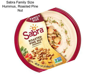 Sabra Family Size Hummus, Roasted Pine Nut