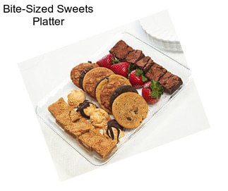 Bite-Sized Sweets Platter