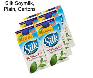 Silk Soymilk, Plain, Cartons