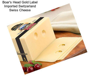 Boar\'s Head Gold Label Imported Switzerland Swiss Cheese