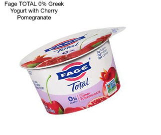 Fage TOTAL 0% Greek Yogurt with Cherry Pomegranate