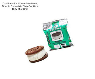 Coolhaus Ice Cream Sandwich, Double Chocolate Chip Cookie + Dirty Mint Chip