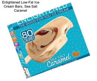 Enlightened Low-Fat Ice Cream Bars, Sea Salt Caramel