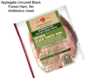 Applegate Uncured Black Forest Ham, No Antibiotics Used