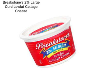 Breakstone\'s 2% Large Curd Lowfat Cottage Cheese