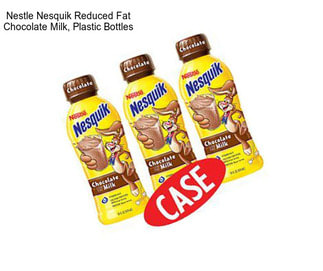 Nestle Nesquik Reduced Fat Chocolate Milk, Plastic Bottles