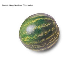 Organic Baby Seedless Watermelon