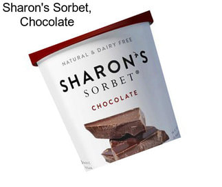 Sharon\'s Sorbet, Chocolate