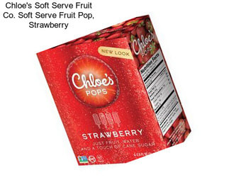Chloe\'s Soft Serve Fruit Co. Soft Serve Fruit Pop, Strawberry
