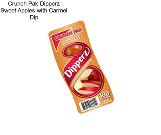 Crunch Pak Dipperz Sweet Apples with Carmel Dip