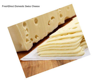 FreshDirect Domestic Swiss Cheese