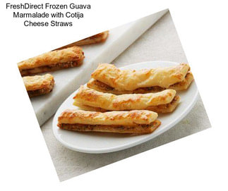 FreshDirect Frozen Guava Marmalade with Cotija Cheese Straws