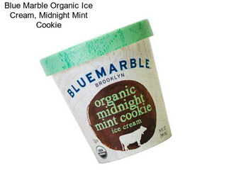 Blue Marble Organic Ice Cream, Midnight Mint Cookie