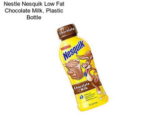 Nestle Nesquik Low Fat Chocolate Milk, Plastic Bottle
