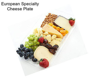 European Specialty Cheese Plate