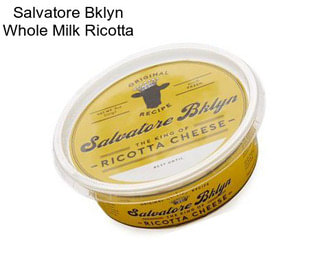 Salvatore Bklyn Whole Milk Ricotta