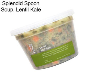 Splendid Spoon Soup, Lentil Kale