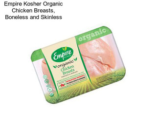 Empire Kosher Organic Chicken Breasts, Boneless and Skinless