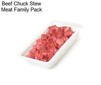 Beef Chuck Stew Meat Family Pack