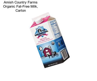 Amish Country Farms Organic Fat-Free Milk, Carton