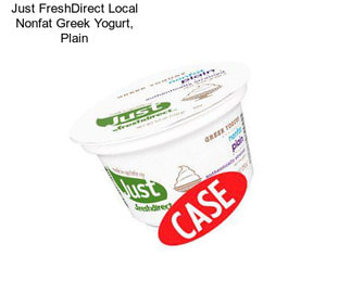 Just FreshDirect Local Nonfat Greek Yogurt, Plain