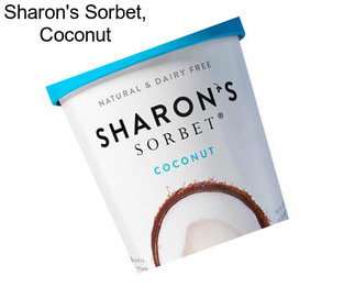 Sharon\'s Sorbet, Coconut