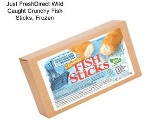 Just FreshDirect Wild Caught Crunchy Fish Sticks, Frozen