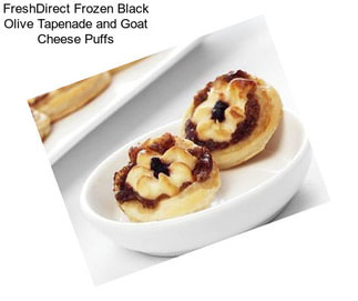FreshDirect Frozen Black Olive Tapenade and Goat Cheese Puffs