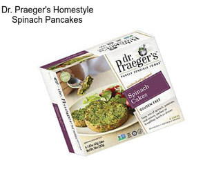 Dr. Praeger\'s Homestyle Spinach Pancakes