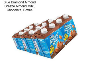 Blue Diamond Almond Breeze Almond Milk, Chocolate, Boxes