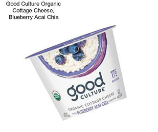 Good Culture Organic Cottage Cheese, Blueberry Acai Chia