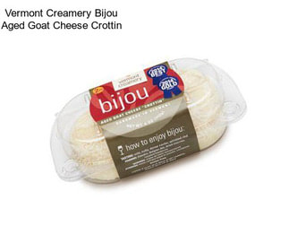 Vermont Creamery Bijou Aged Goat Cheese \