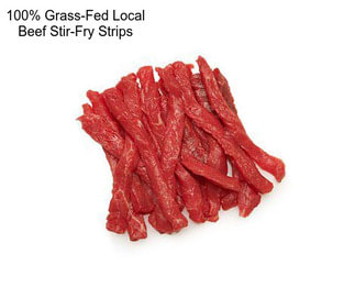 100% Grass-Fed Local Beef Stir-Fry Strips