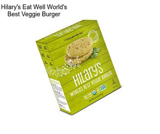 Hilary\'s Eat Well World\'s Best Veggie Burger