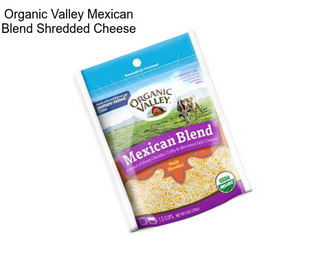 Organic Valley Mexican Blend Shredded Cheese